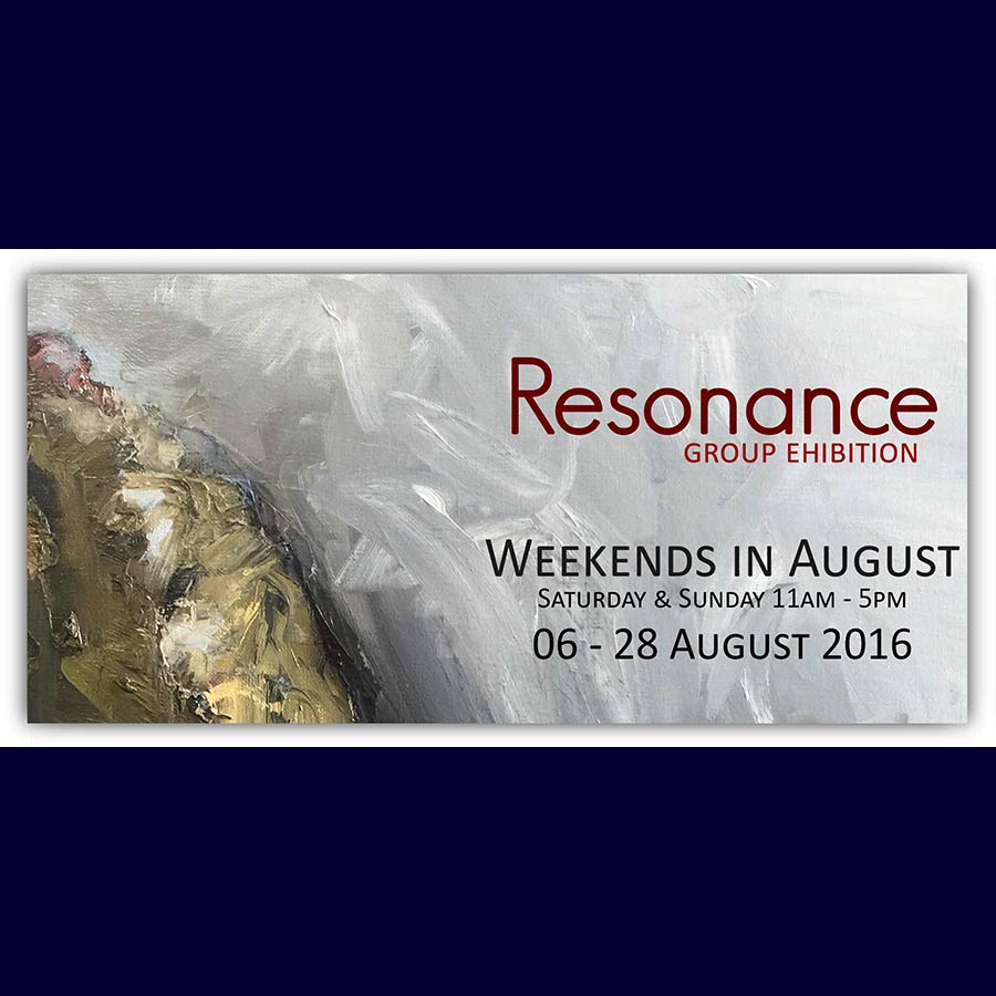 Resonance: Group Exhibition. Artsite Contemporary Galleries  06 - 28 August 2016.