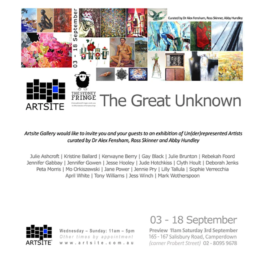 The Great Unknown (GU11) is an Official Selection of the Sydney Fringe Festival 2011