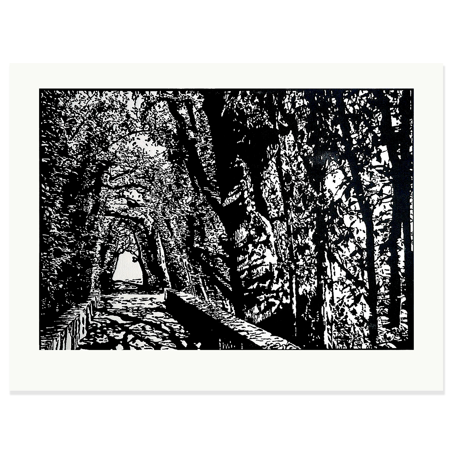 Graham Marchant: Boboli Gardens, Florence, A/P. A print from this edition was exhibited as finalist in the 2014 Silk Cut Award
