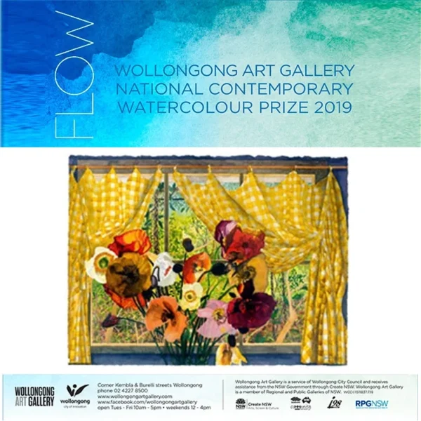 Finalists Announced | FLOW National Contemporary Watercolour Prize 2019 | Wollongong Art Gallery