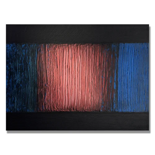 SOLD ~ Madeleine Tuckfield-Carrano: Breaking Dawn, 2020. Oil Mixed Media on Canvas. 92x122cm.