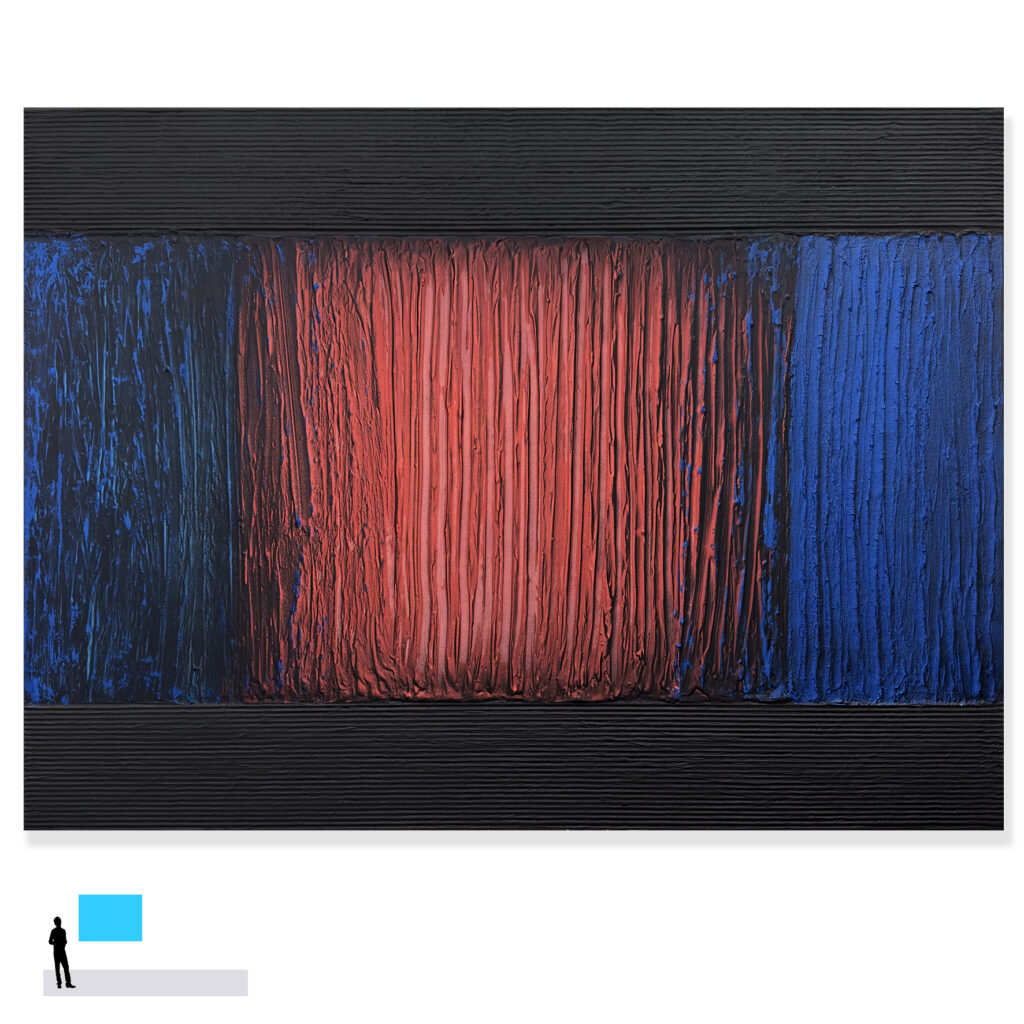 Madeleine Tuckfield-Carrano: Breaking Dawn, 2020. Oil Mixed Media on Canvas. 92x122cm.