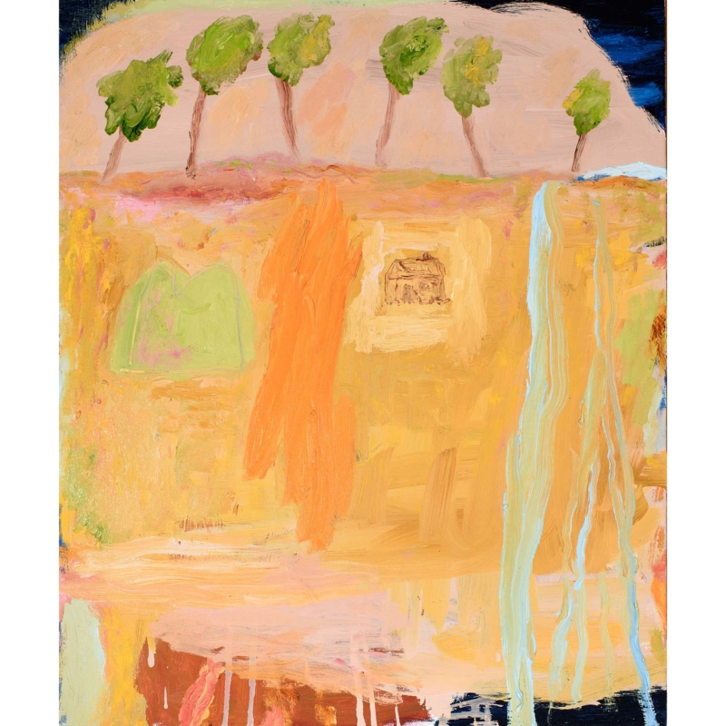 SOLD: John Edwards - Hideout, 2020. Oil on canvas. | Artsite Contemporary, Sydney