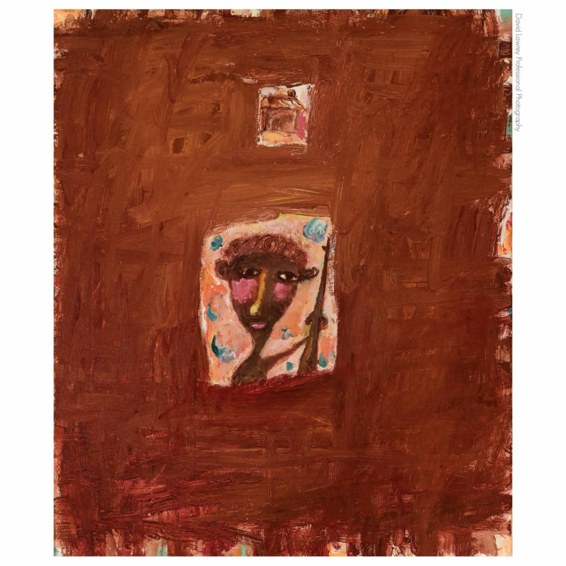 SOLD: Soldiering, 2021 Oil on Canvas, 60x51cm. John Edwards: A Painted Journey. April 2021 | Solo Exhibition | Artsite Contemporary, Sydney