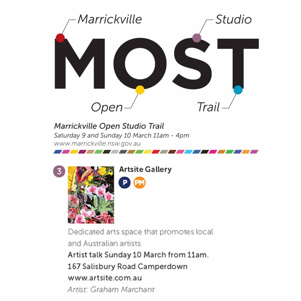 MOST 2013 | Marrickville Open Studio Trail | 09 - 10 March 2013 | Artist Talk: Graham Marchant