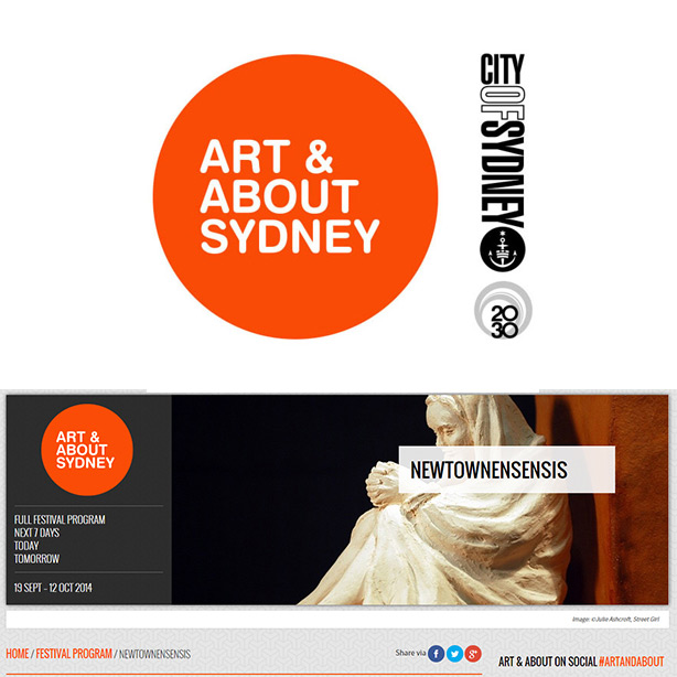 Julie Ashcroft | Newtownensensis | Art & About Sydney 2014 | Artsite  Contemporary