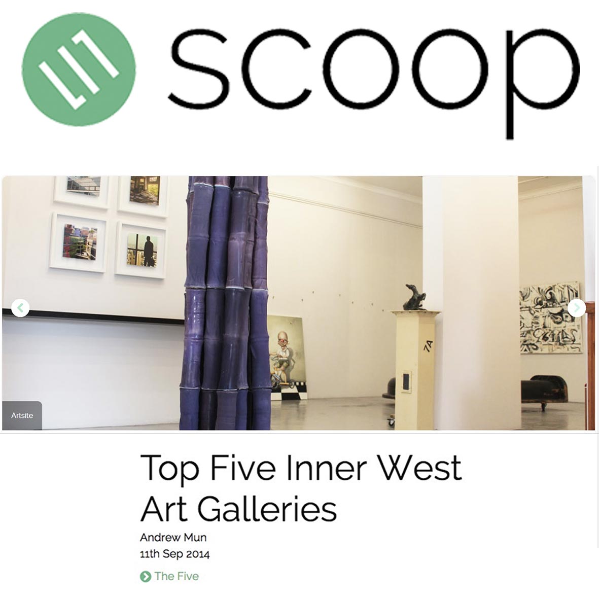 Artsite | Top Five Inner West Art  Contemporary | Sydney Scoop