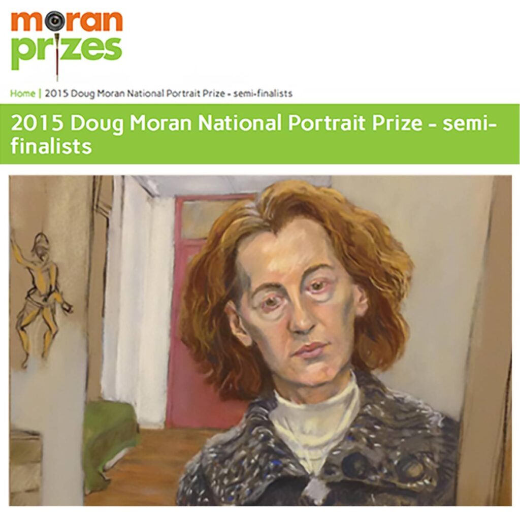 Julie Ashcroft | In the Studio | Semi-finalist | 2015 Doug Moran National Portrait Prize