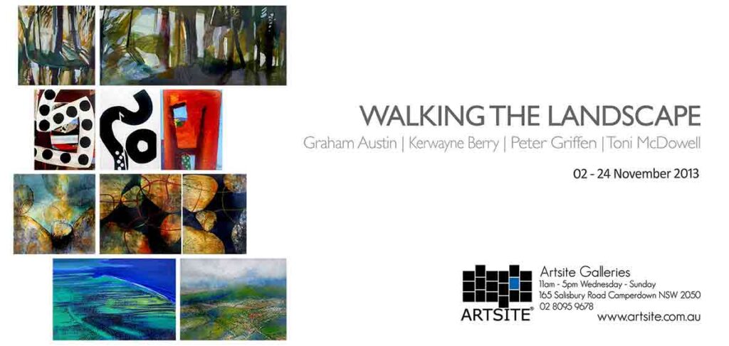 Walking the Landscape, 02 - 24 November 2013, Artsite  Contemporary Exhibition Archive.