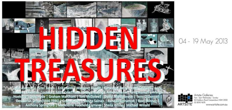 Hidden Treasures - Group Exhibition, 04-19 May 2013, Artsite  Contemporary exhibition Archive.