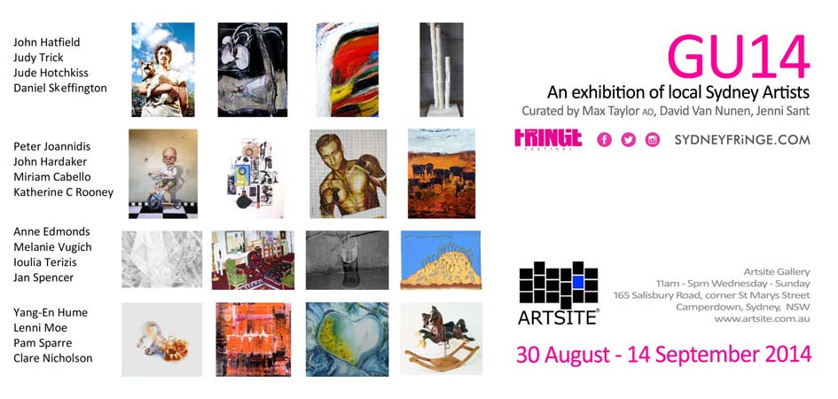 GU14 Sydney Fringe Festival 30 August - 14 September 2014, Artsite  Contemporary exhibition archive.