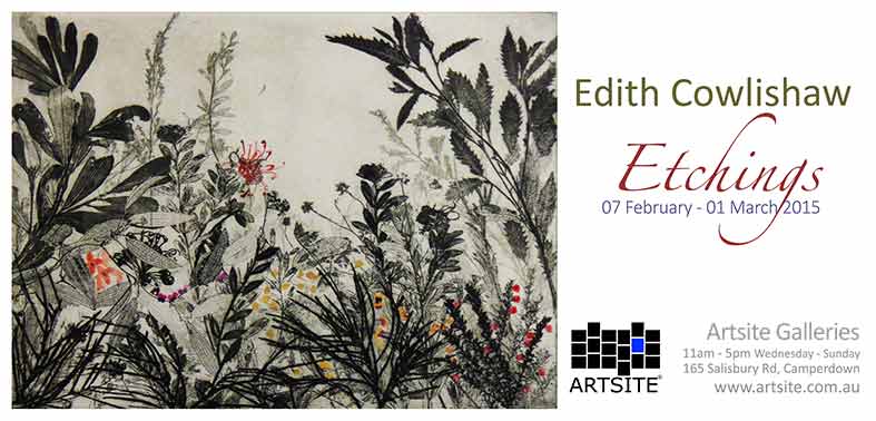 Edith Cowlishaw 07 February - 01 March 2015, Artsite  Contemporary Exhibition Archive