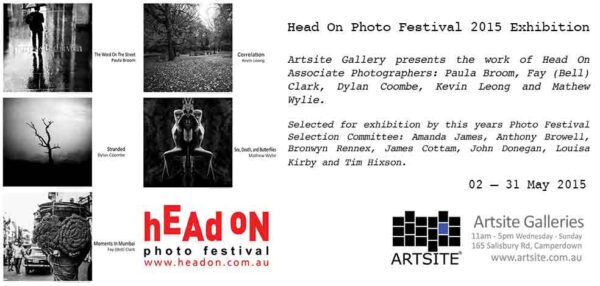 Paula Broom | Fay (Bell) Clark | Dylan Coombe | Kevin Leong | Mathew Wylie Head On Photo Festival, 02 -31 May 2015, Artsite Contemporary exhibition archive