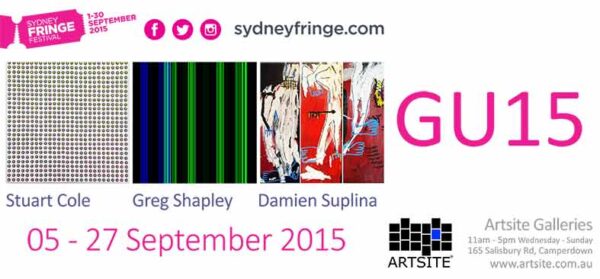Great Unknown 2025 - A Sydney Fringe Festival exhibition, Artsite Contemporary 05-27 September 2015.