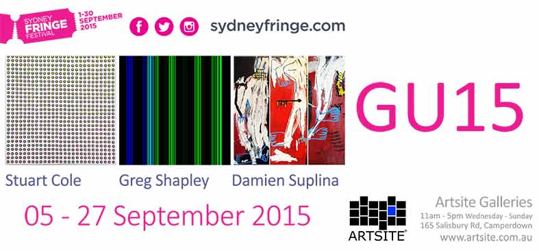 Great Unknown 2025 - A Sydney Fringe Festival exhibition, Artsite Contemporary 05-27 September 2015.