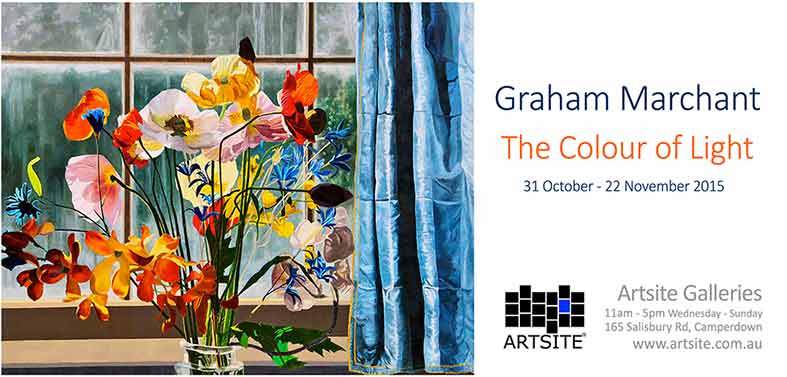 Graham Marchant: The Colour of Light, 31 October - 2 November 2015, Artsite  Contemporary exhibition archive.