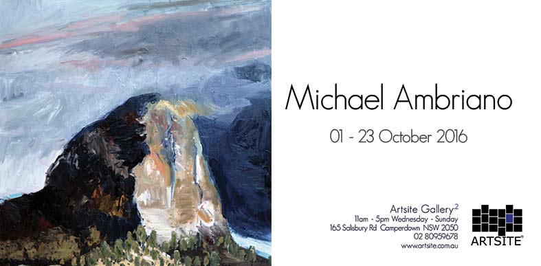 Michael Ambriano, 01 - 23 October 2016, Artsite  Contemporary exhibition archive.