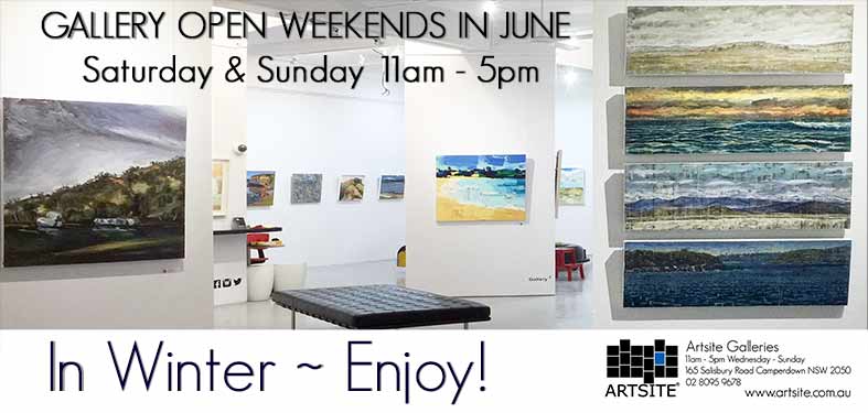 In Winter ~ Enjoy! Weekends in June 2017, Artsite  Contemporary exhibition archive.