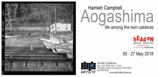 Hamish Campbell: Aogashima - life among the twin calderas Head On Photo Festival 2018, 05 - 27 May 2018, Artsite  Contemporary exhibition archive.