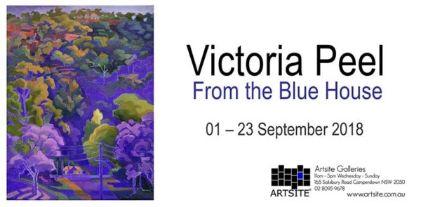 Victoria Peel - From the Blue House, 01 - 23 September 2018, Artsite  Contemporary exhibition archive.