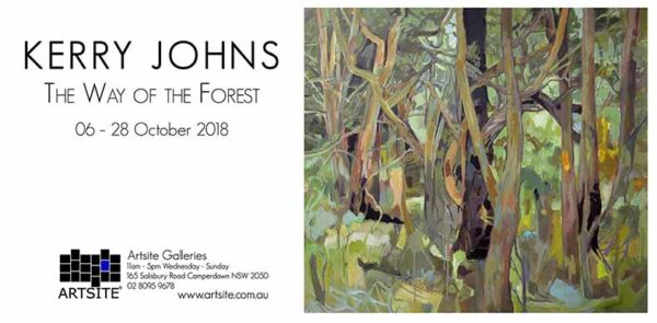 Kerry Johns: The Way of the Forest, 06 - 28 October 2018, Artsite Contemporary exhibition archive.