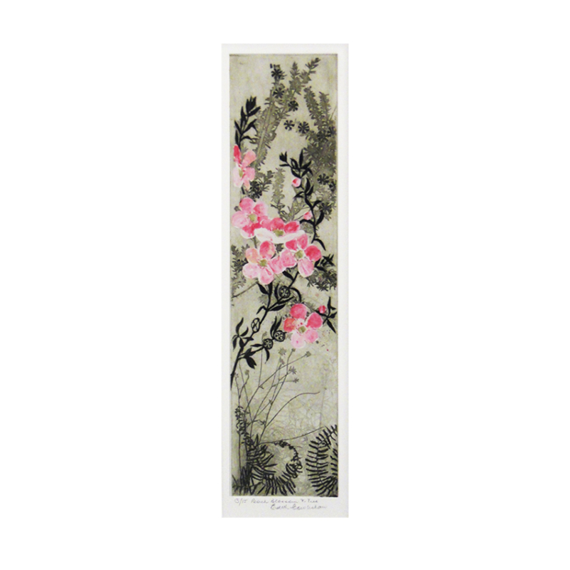 SOLD: Edith Cowlishaw - Peach Blossom Tea-Tree 13/15 (Framed)