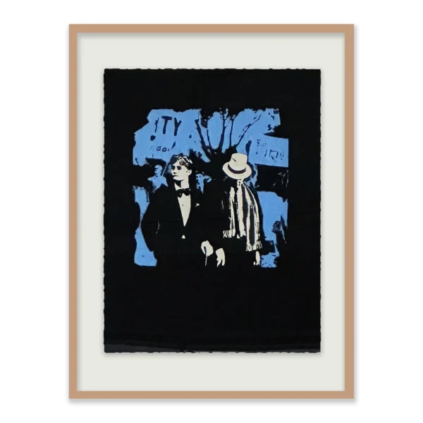 Madeleine Tuckfield-Carrano: All Dressed Up. Screen Print, 56x56cm. Framed