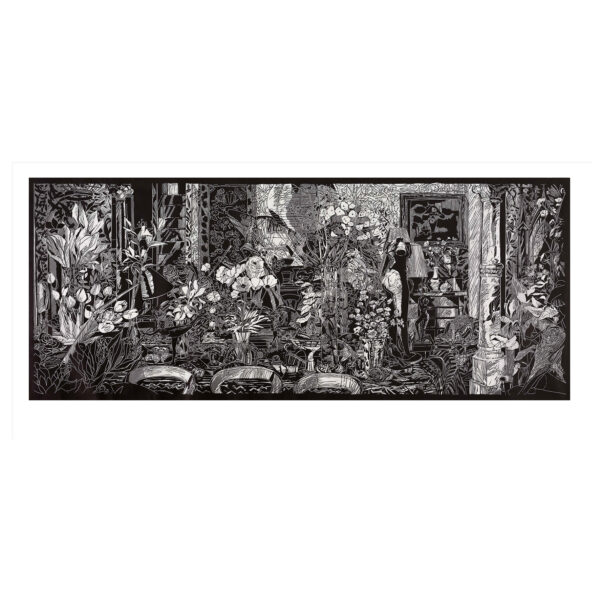 SOLD: Christine Druitt Preston - Take a place at the table, 5/5, 2019. (Unframed)