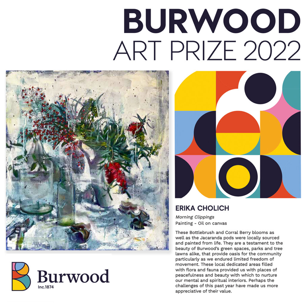 Erika Cholich Finalist Burwood Art Prize 2022