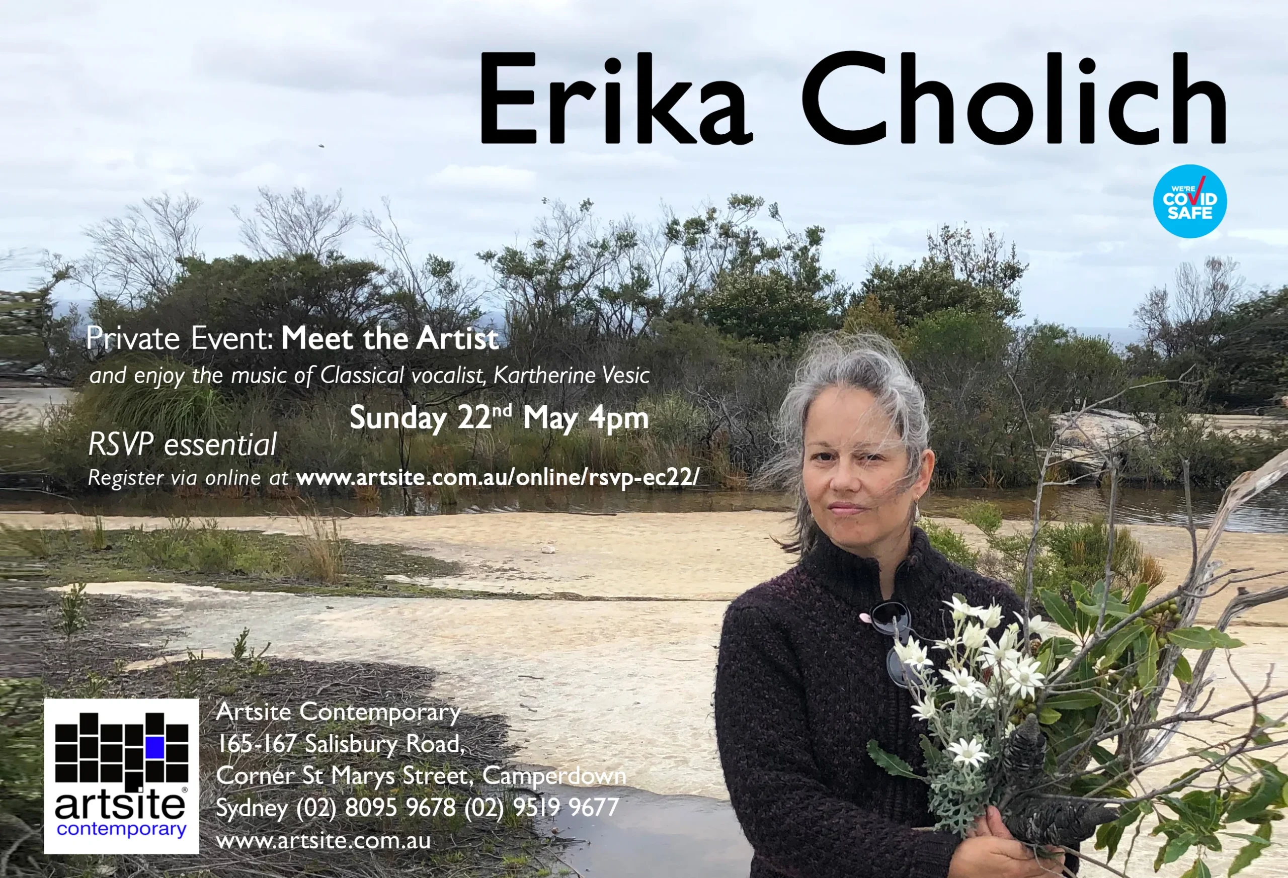 Erika Cholich - Solo Exhibition | 21 May - 12 June 2022 | Artsite Contemporary, Sydney, Australia.