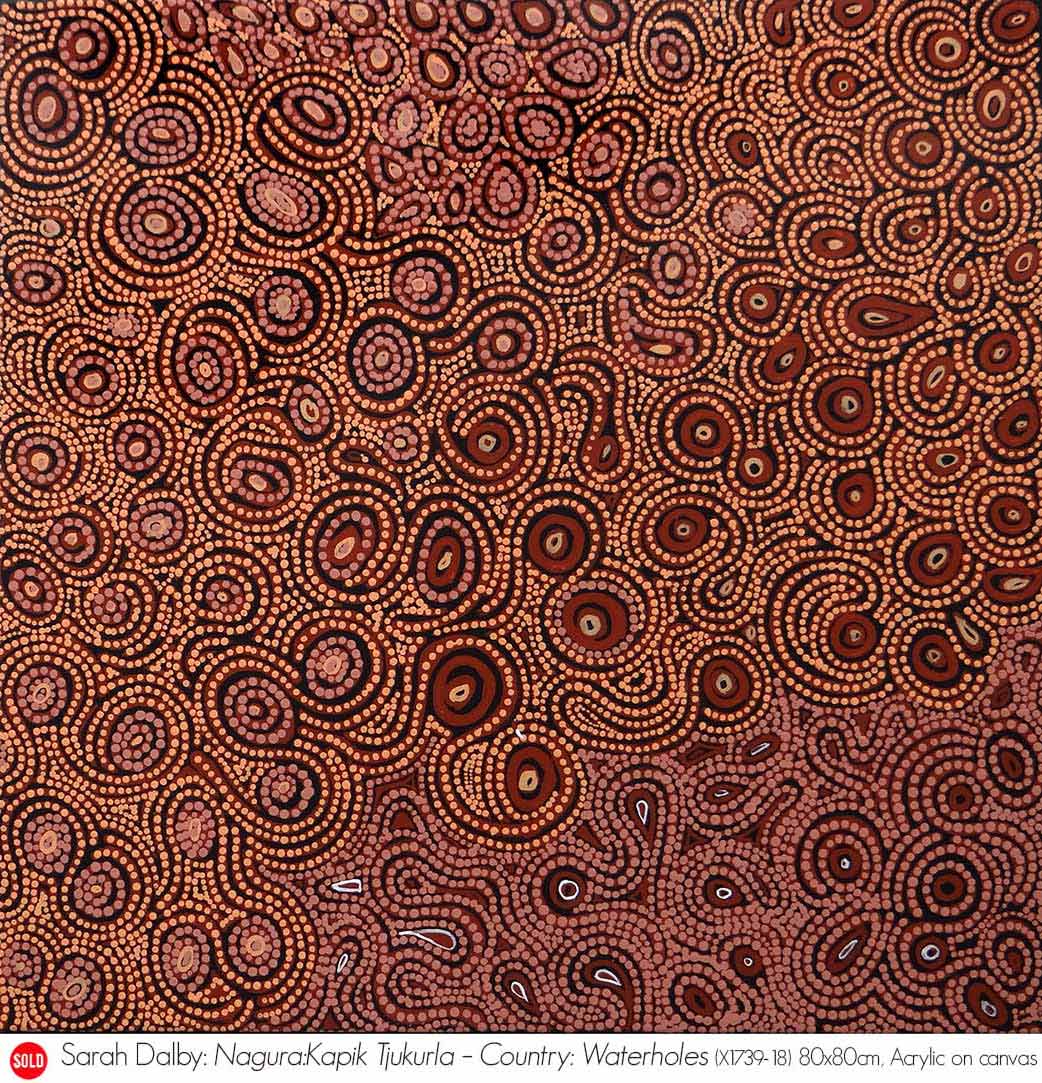 SOLD: Artsite Contemporary Gallery | 02 -24 November 2019 | Artists from the Central Desert | Maruku Arts. Sarah Dalby | Beryl DeRose | Lucinda James | Francine Kulitja | Rene Kulitja | Selina Kulitja | Pantjiti McKenzie | Kathryn Queama | Freda Teamay | Judy Trigger.