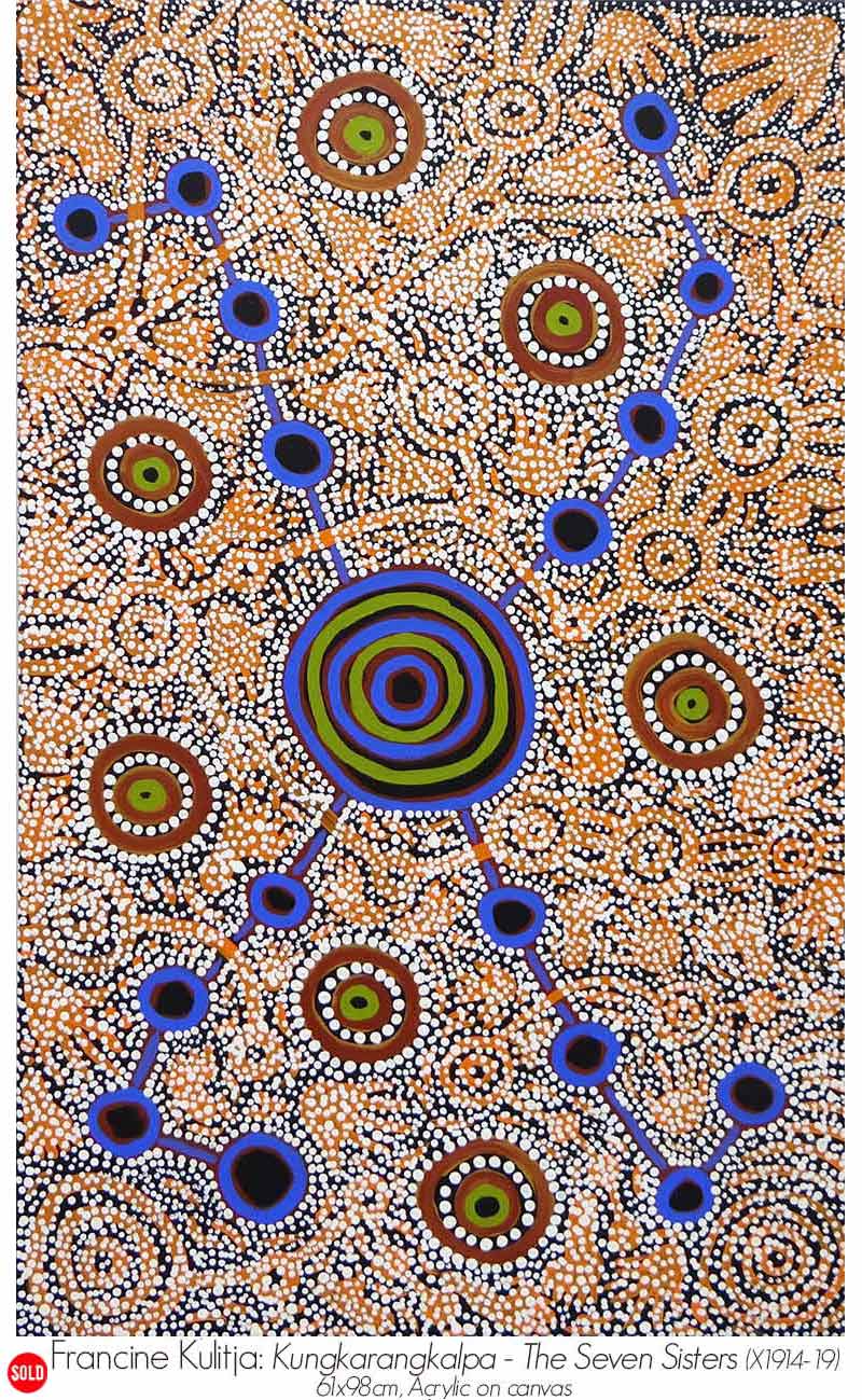 SOLD: Artists from the Central Desert | Maruku Arts, with Francine Kulitja | Artsite Contemporary Gallery | 02 -24 November 2019 | Exhibition Archive