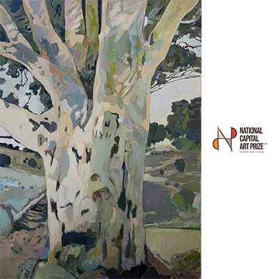 Kerry Johns, Finalist in 2022 National Capital Art Prize with "Tree, Being"..