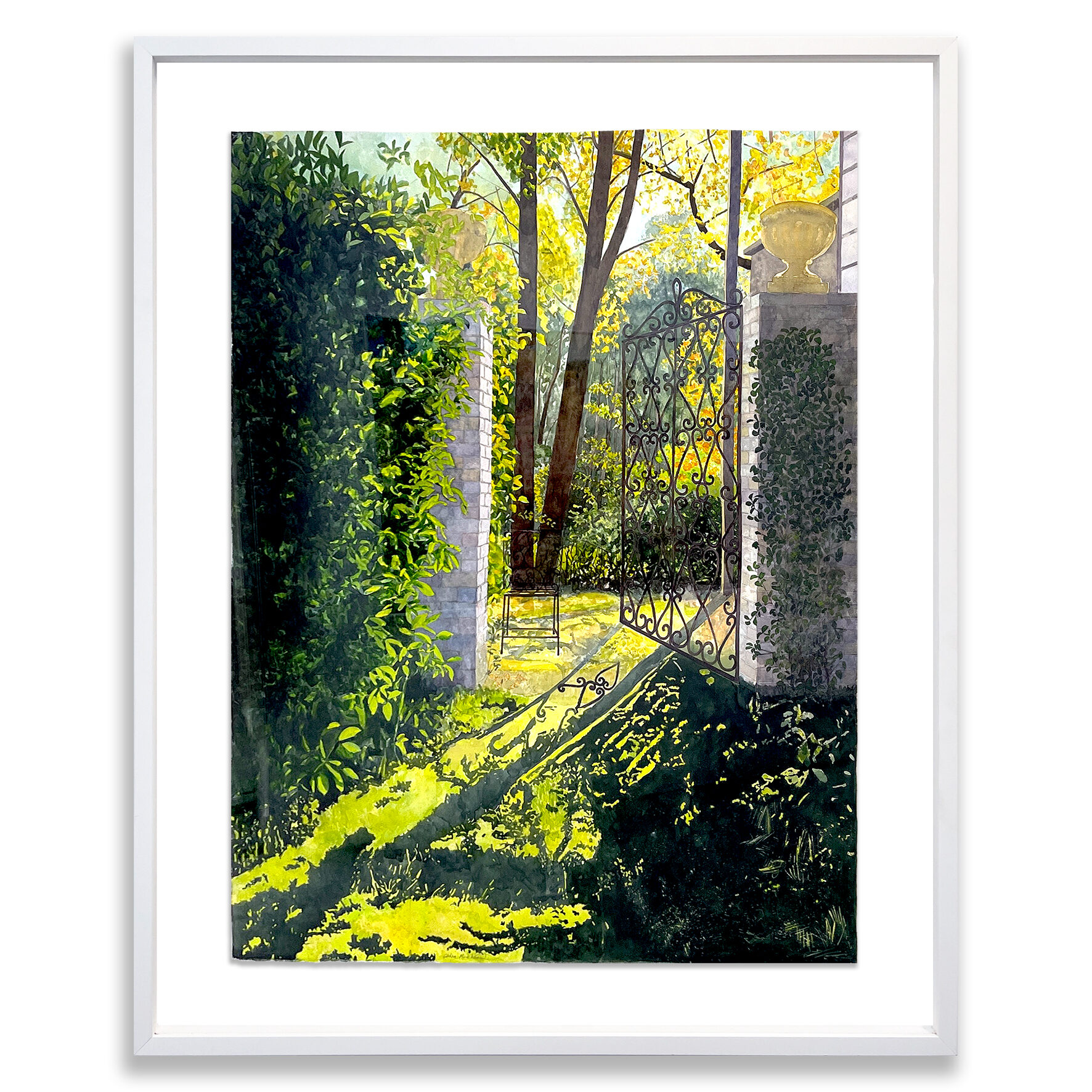 Graham Marchant: 'The garden gate, Leura', 2022 Finalist 2023 FLOW, Wollongong Art Gallery’s Contemporary Watercolour Prize, 2023