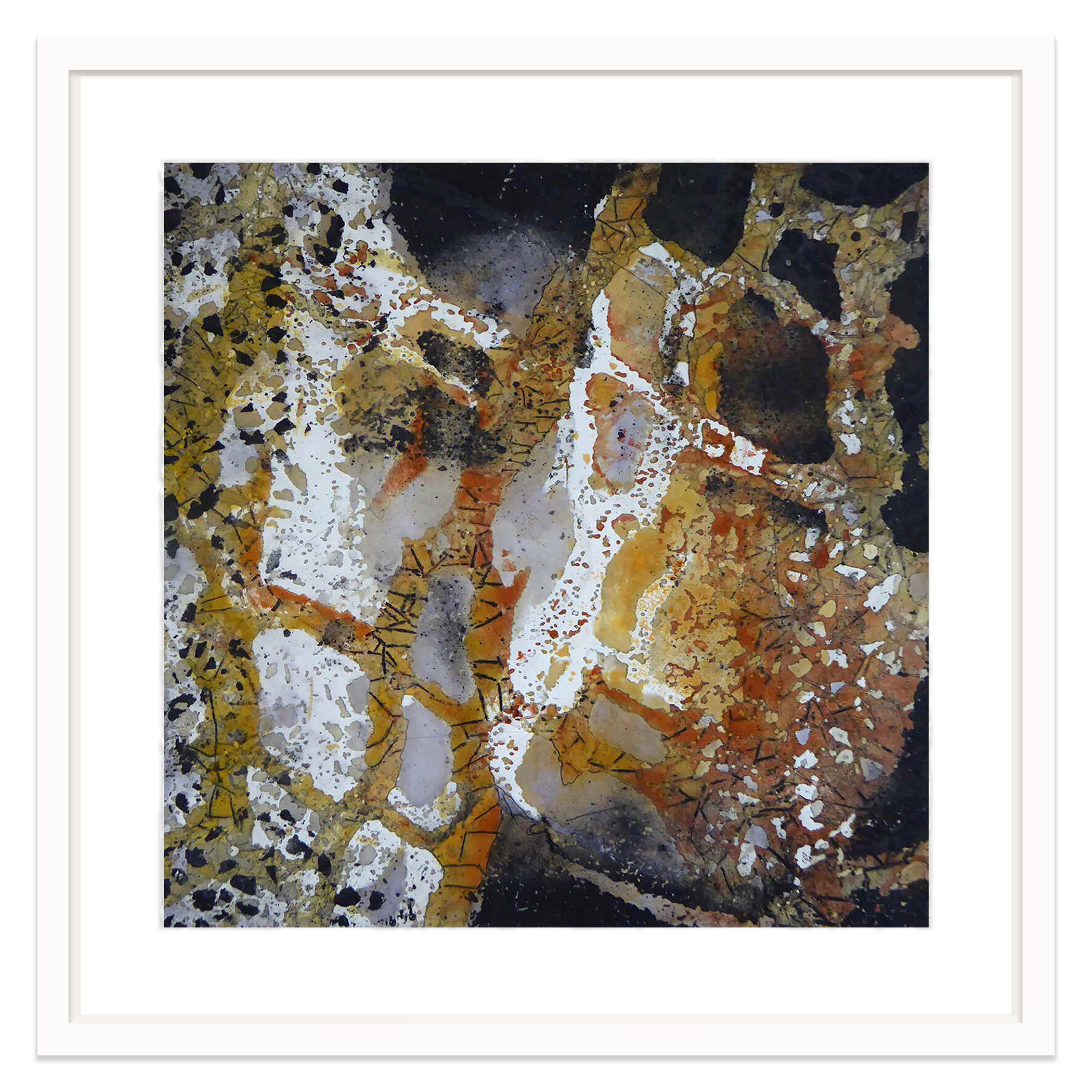 Kerwayne Berry: Hot Rocks II, 2015. Bay of Fires | Artsite Contemporary Galleries Australia.