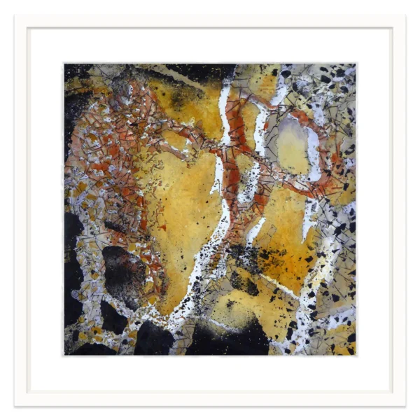 SOLD: Kerwayne Berry: Hot Rocks, 2015. Bay of Fires | Artsite Contemporary Galleries Australia.