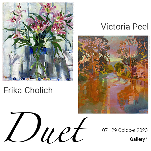 Duet 2023: Erika Cholich & Victoria Peel. Artsite Contemporary Galleries 07-29 October 2023. Gallery_2.