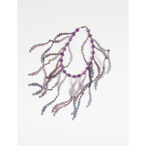 Dorothy Erickson: Dryandra lace collar for Marie – Hesperia Collection, 2024. Dorothy Erickson ~ Hesperia: Più di Cinquante – Celebrating 50+ years of making jewellery. 03 - 25 February 2024. Artsite Contemporary Sydney Australia.