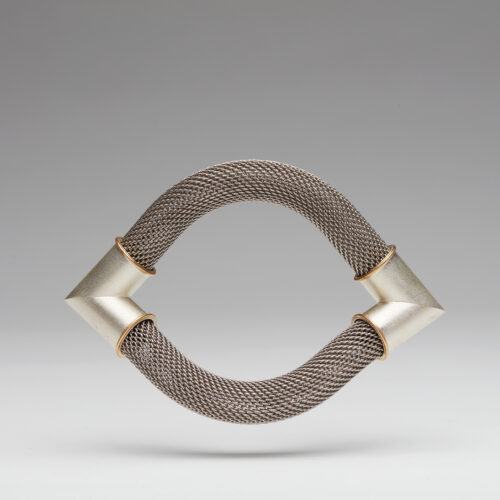 Dorothy Erickson: Barca I bracelet – Hesperia Collection, 2023. Dorothy Erickson ~ Hesperia: Più di Cinquante – Celebrating 50+ years of making jewellery. 03 - 25 February 2024. Artsite Contemporary Sydney Australia.