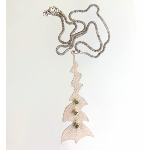 Dorothy Erickson: Banksia  pendant for May–Hesperia Collection, 2022. Dorothy Erickson ~ Hesperia: Più di Cinquante – Celebrating 50+ years of making jewellery. 03 - 25 February 2024. Artsite Contemporary Sydney Australia.