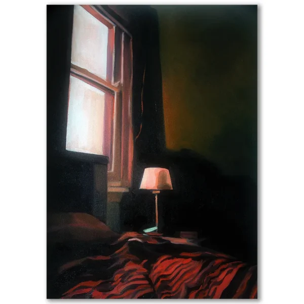 SOLD ~ Nikki Adams: Pink Shades - a relapse, 2024. Oil on lInen. Image size: 51x41cm. Artsite Contemporary - Spring Introductions 2026.