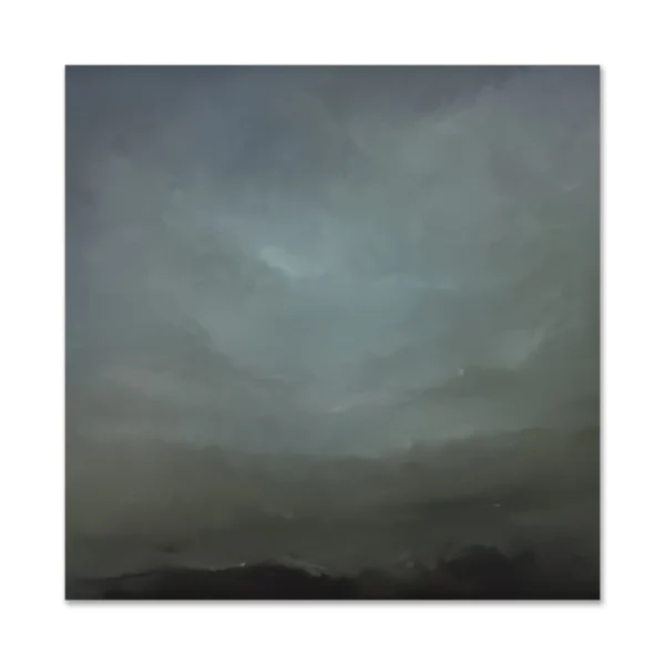 Francesca Raft: Through a sky lightly, 2023 Oil on linen, 66cm x 66 cm FRANCESCA RAFT | Reflections in Light Solo Exhibition 08 – 30 June 2024 Artsite Contemporary Gallery Sydney Australia