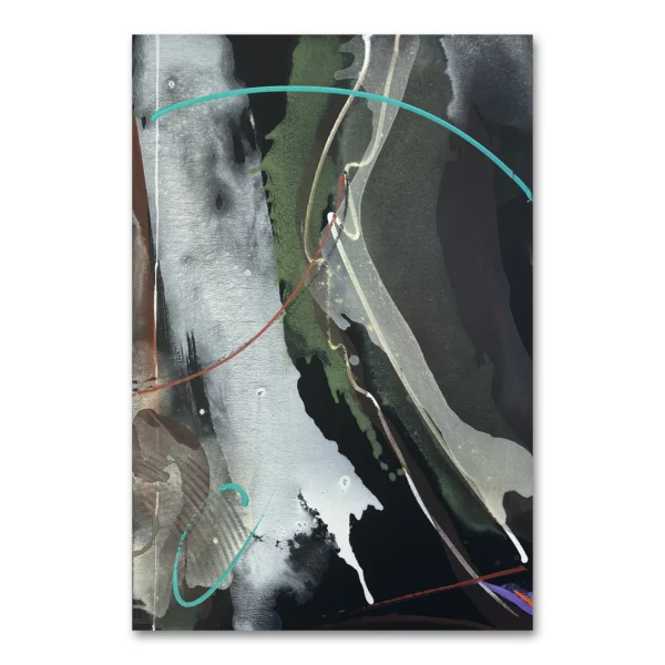 Judy Trick: Slow Burn, 2024 Mixed-media on canvas. 92 cm x 61 cm. JUDY TRICK | Unearthed. Artsite Contemporary Galleries 03 – 25 August 2024