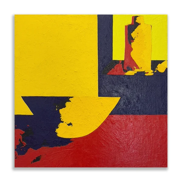 Madeleine Tuckfield-Carrano Stilled Heat. Acrylic and Mixed Media on Canvas. (Stretched). Image size: 61x 61cm