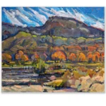 Daniel Pata: Squall near Thredbo, 2024 Oil on Canvas. 61x51cm Unframed.