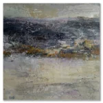 Kerwayne H. Berry: Lavender hills, 2025 Oil on wood panel. Image size: 30x30cm. Framed size: 33x33cm. $850 One of my favourite places found in the Blue Mountains...