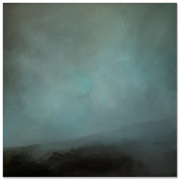 SOLD ~ Francesca Raft: Seeing through, 2024. Oil on linen. 61x61cm.