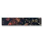 Judy Trick: Beneath, 2026. Mixed media on canvas.153x30cm. "Here in lies a story of courage and resilience."