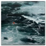 PJ Twomey: Separation, 2026. Oil on Canvas. 76x76cm. Available Artsite Contemporary Galleries Sydney Australia.
