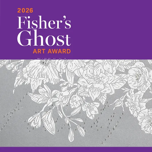 Congratulations to Christine Druitt Preston, whose work, 'The fair sex - Felicity'2025, has been selected as finalist in the Open Category of the 2026 Fisher's Ghost Art Award.